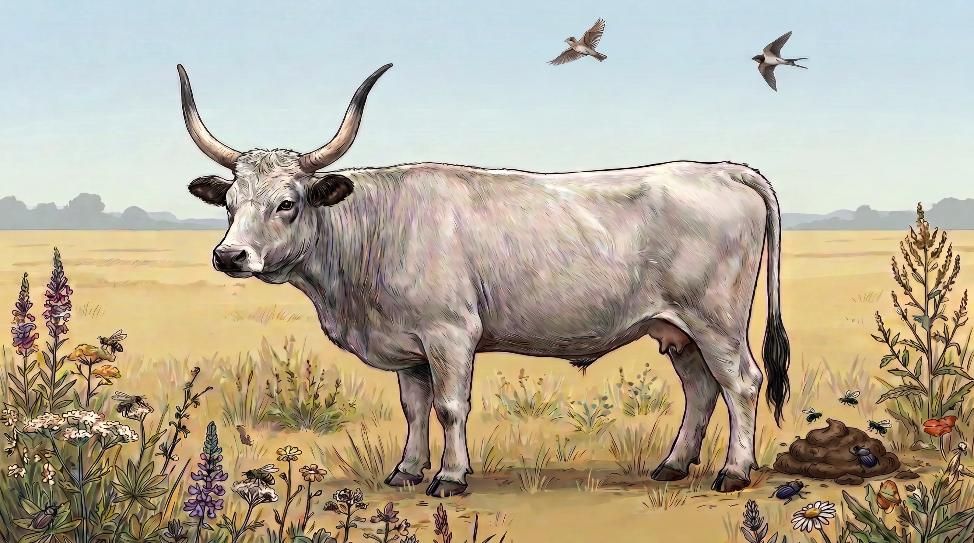 Hungarian steppe cattle